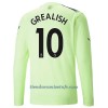 Camiseta de fútbol Manga Larga Manchester City Grealish 10 Tercera Equipación 2022-23 - Hombre